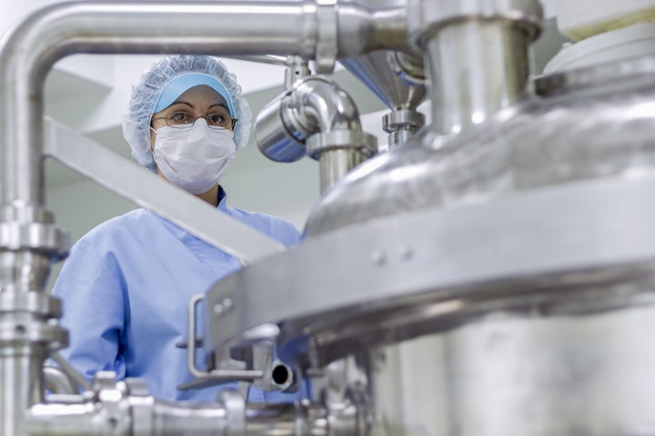 Portrait of Pharmaceutical Worker.