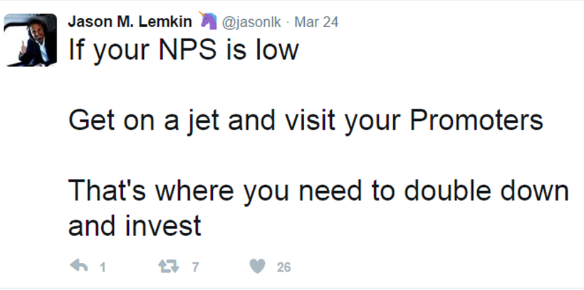 NPS advice from <a rel="nofollow" href="https://twitter.com/jasonlk" target="_blank">@jasonlk</a>