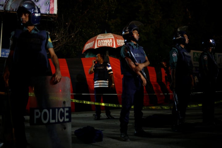 A suicide bomber attacked an area near the Shahjalal International Airport in Dhaka on March 24, the day before two bomb blasts killed at least three people.