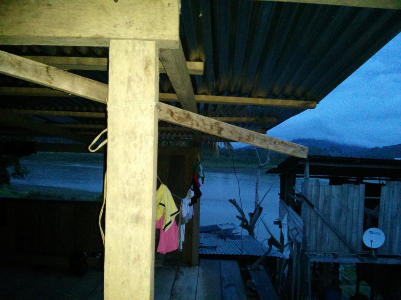 The hotel in Puerto Ocopa.