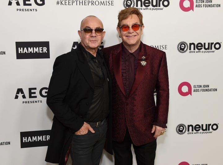 Bernie Taupin and Sir Elton John 