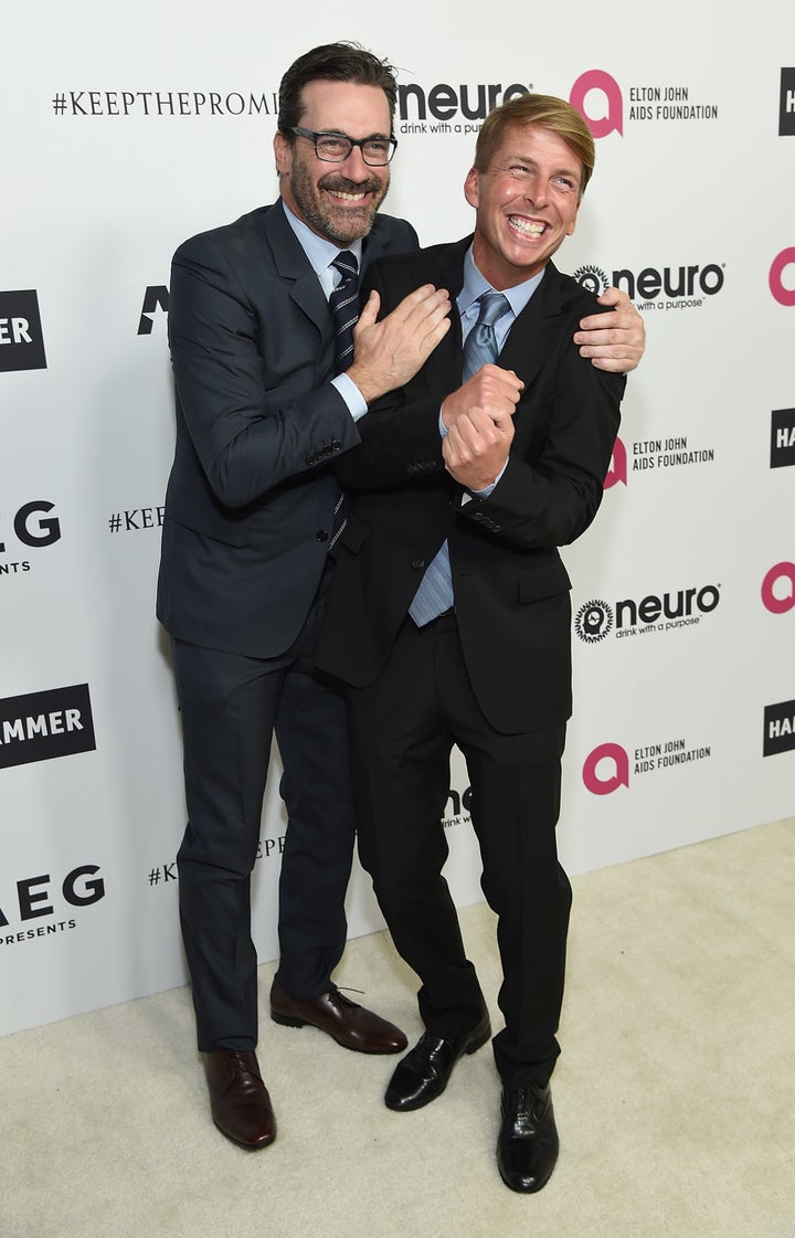 Jon Hamm and Jack McBrayer