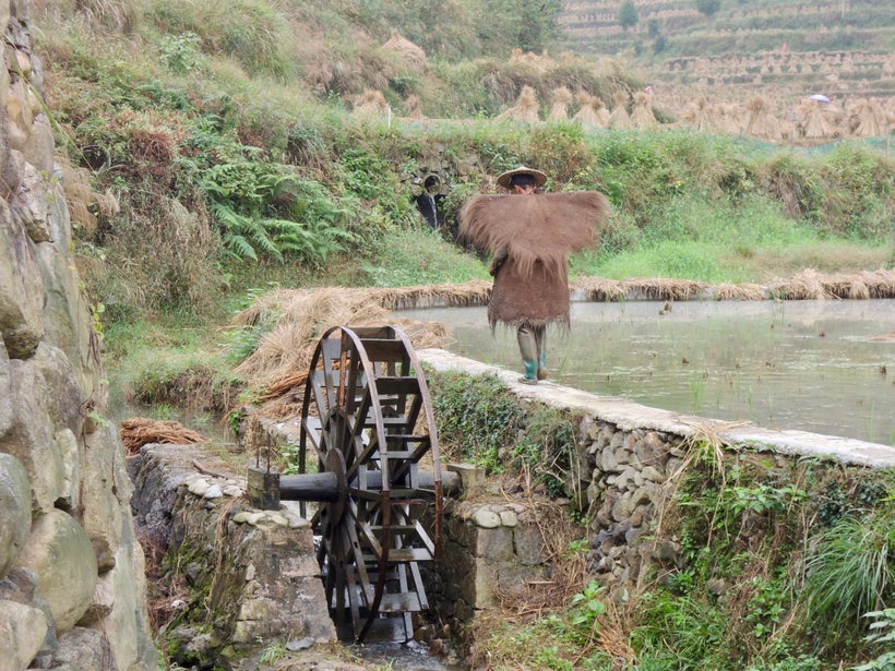 <strong>Heading home after working the fields.</strong>