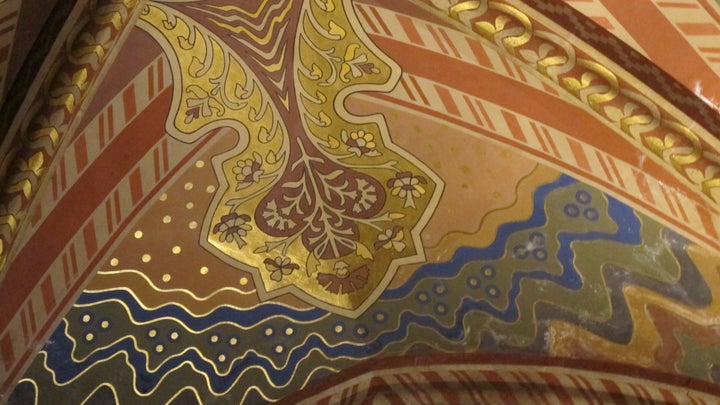 <p>A spectacular ceiling detail — just one of many. </p>