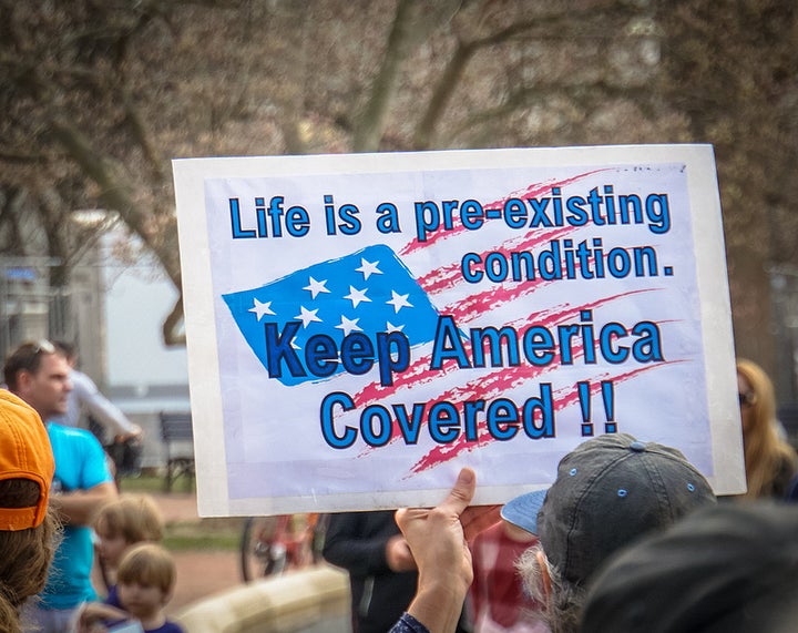 Rally in Support of the Affordable Care Act. Image licensed under Creative Commons.