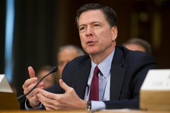 FBI Director James Comey testifies before the House Intelligence Committee on the subject of the investigation of ties betwee