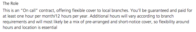 HuffPost UK found Santander is continuing to advertise its 'on call' roles this week