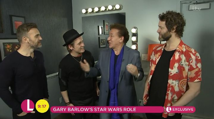 Gary revealed the news on 'Lorraine'