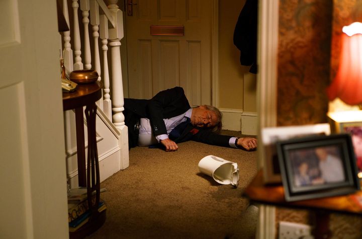 Ken Barlow was pushed down the stairs in 'Coronation Street'