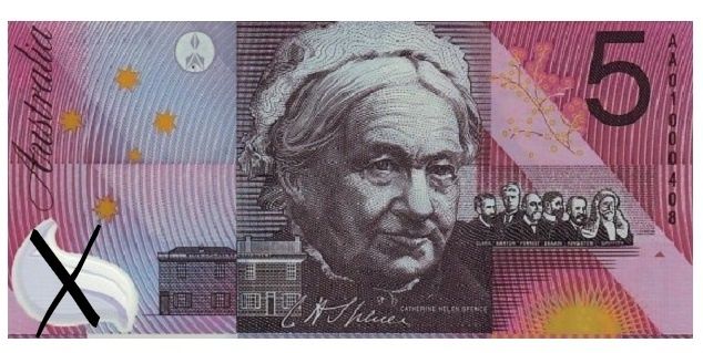 <p>Australian currency rates alongside Sweden with equal representation of women on currency</p>