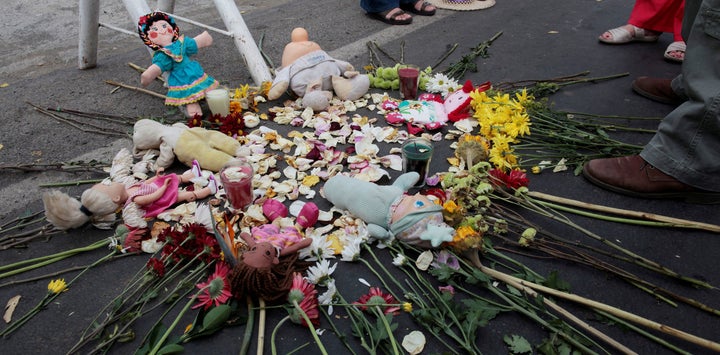 A poignant protest of an avoidable tragedy.