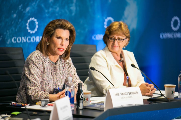 <p>Remarks from Nancy G. Brinker, cancer advocate, global consultant, and founder, Susan G. Komen, and Susan Braun, Chief Executive Officer, V Foundation, during the “Collaboration in Cancer Research” Strategic Dialogue at the 2016 Concordia Annual Summit.</p>