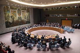 <p>U.N. Security Council in Session</p>