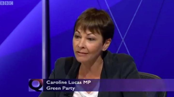 <em>The Greens' only MP, Caroline Lucas</em>