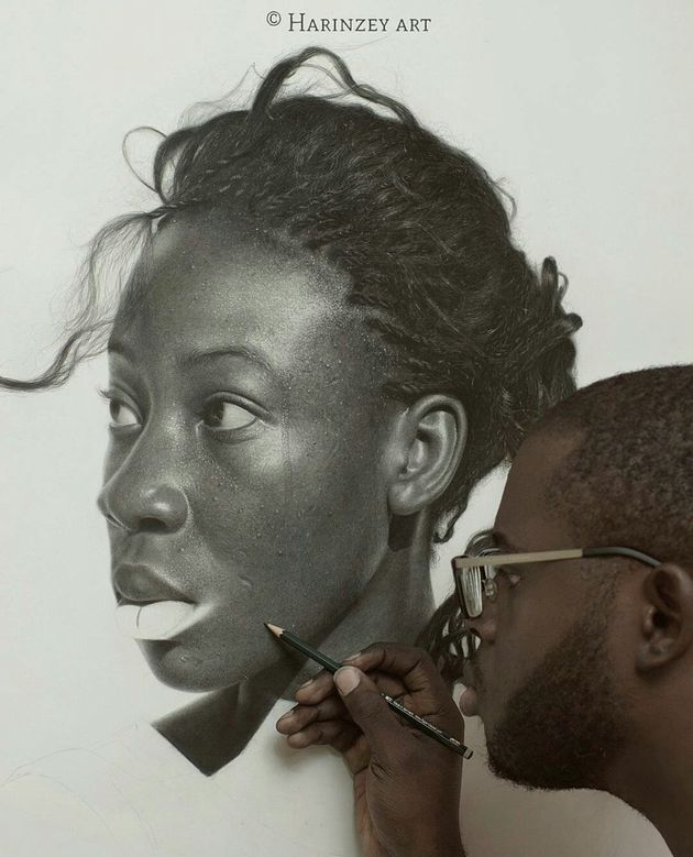 Wildly Talented Nigerian Artist Made This Drawing Without