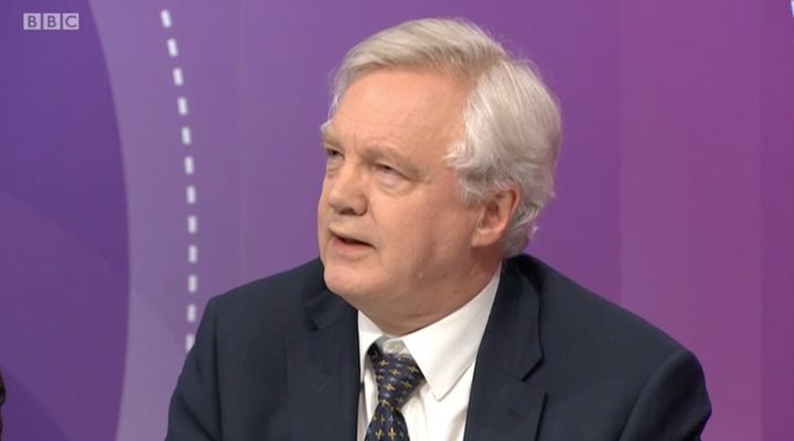 Brexit Secretary David Davis was told to do the 'decent thing'