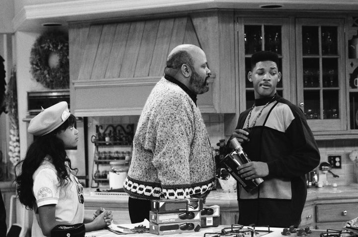 James Avery and Will Smith (with Tatyana Ali) in