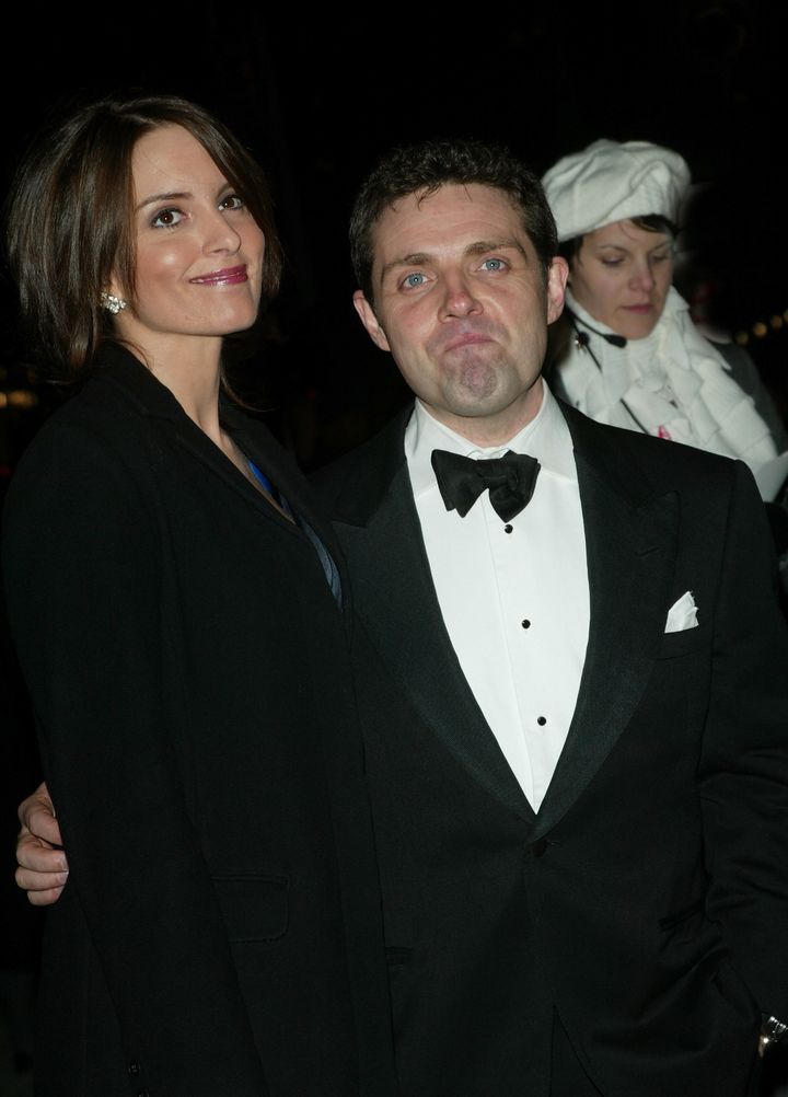 Tina Fey and husband Jeff Richmond at a benefit in 2003.