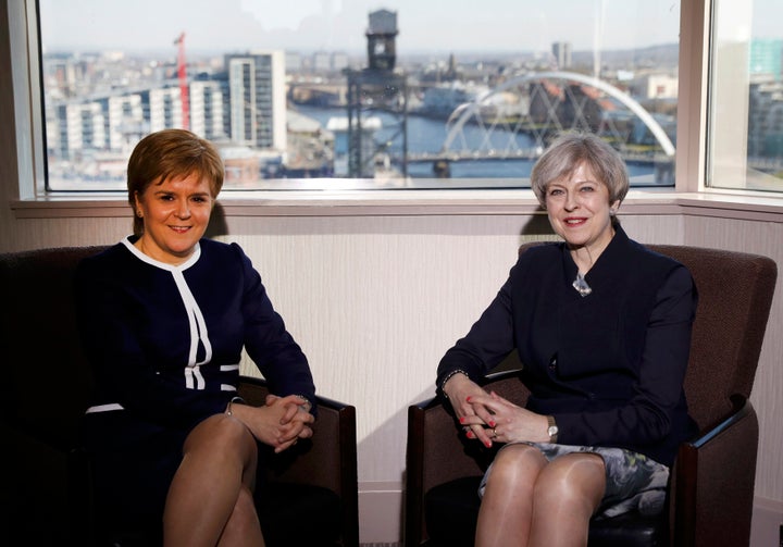 Sturgeon and May met on Monday 