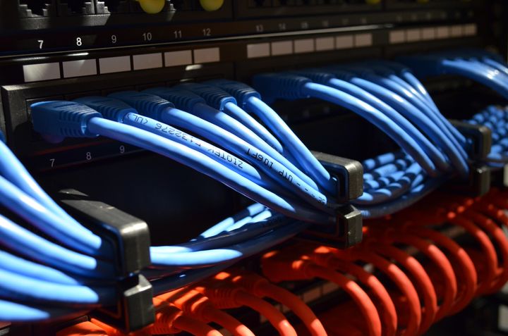 Close up of a network rack by Flickr user Kev. (Creative Commons: Attribution/Share-Alike 2.0)
