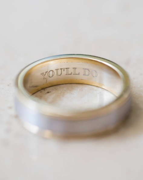 10 Cheeky Wedding Ring Engravings That Speak Volumes Huffpost Life