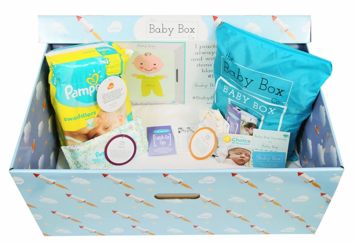 An example of what an Alabama baby box will look like.