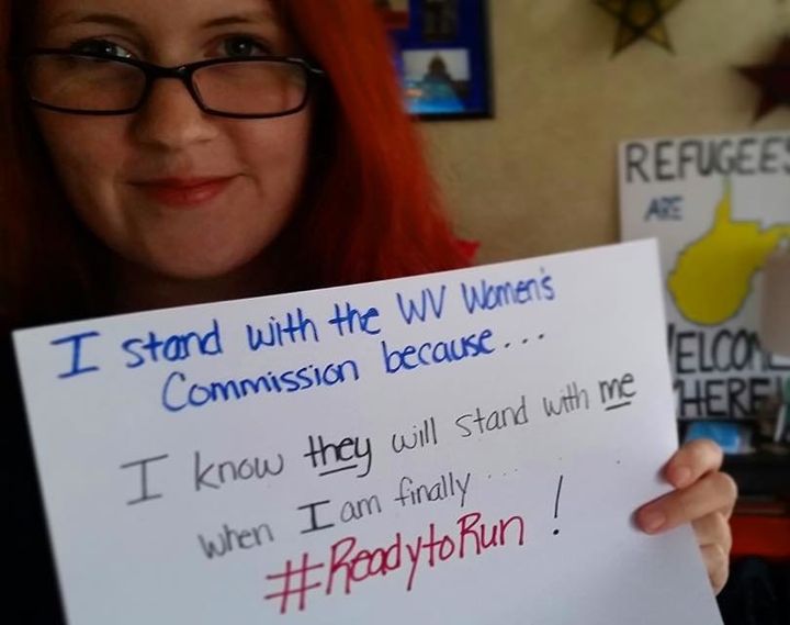 Supporters of the West Virginia Women's Commission share photos on its Facebook page.