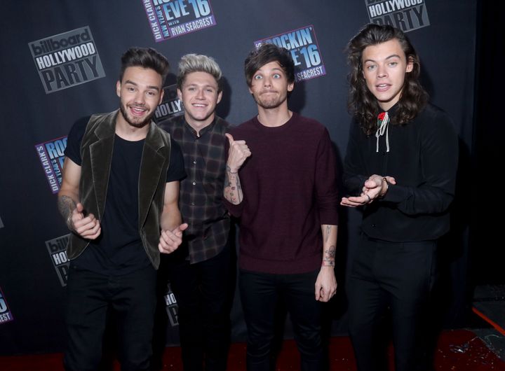 The remaining four members of 1D in 2015