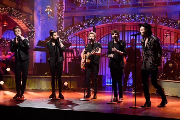 One Direction on 'SNL' in 2014