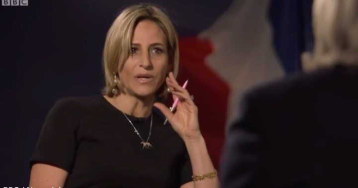 Emily Maitlis repeatedly shook her head at the accusation she 'wanted war'