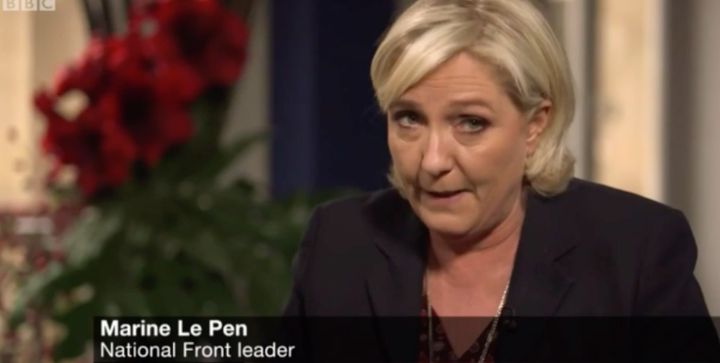 <strong>Le Pen said of Russia's annexing of Crimea: 'These things happen'</strong>