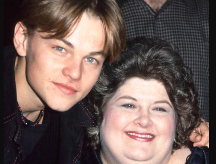 Leo with his 'Gilbert Grape' co-star Darlene Cates, who he paid tribute to, following her death on Sunday