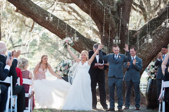 The couple wed in Florida.