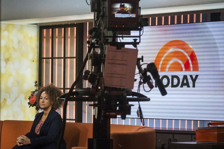 Rachel Dolezal is seen in the NBC's "Today" show studios in Manhattan, New York, on June 16, 2015.