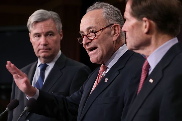 Senate Minority Leader Chuck Schumer (D-N.Y.) says Republicans will regret it if they change the rules to require 51 votes, instead of 60, to confirm Supreme Court nominees.