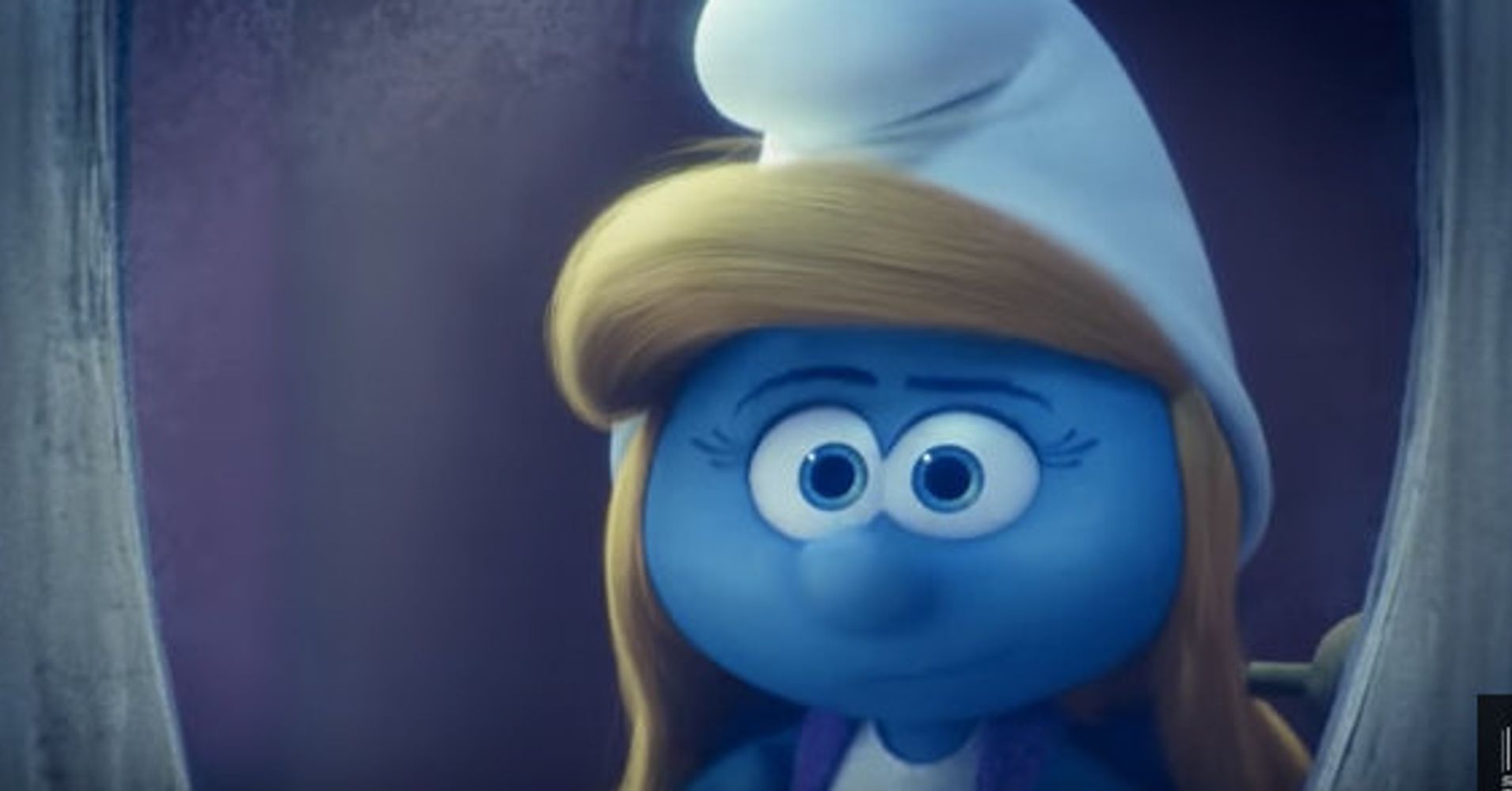 Female Smurf Character Edited Out Of Film Posters In Israeli City 9023