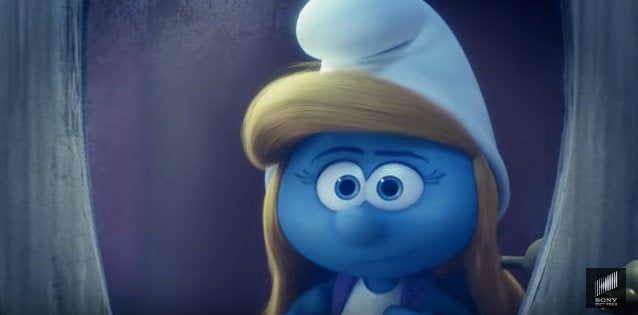 Female Smurf Character Edited Out Of Film Posters In Israeli City 3330