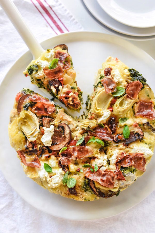 Slow Cooker Mediterranean Egg Casserole