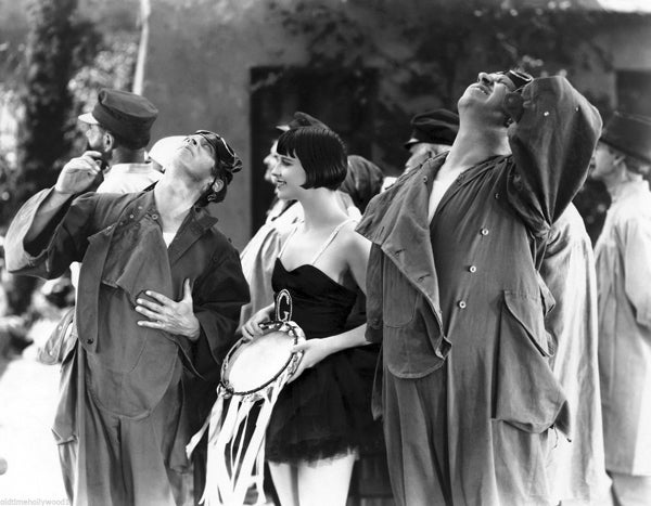 <p>Raymond Hatton, Louise Brooks, Wallace Beery</p>