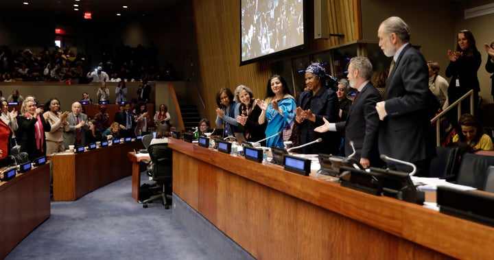 March 24, 2017. The closing of the 61st session on the U.N. Commission on the Status of Women in New York City.