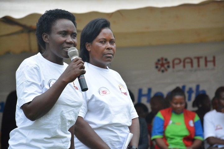 An advocacy champion from a local community group speaks about issues affecting health care service delivery in her sub-count
