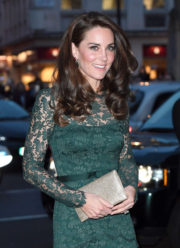 Catherine, Duchess of Cambridge attends the Portrait Gala 2017 at the National Portrait Gallery on March 28 in London.