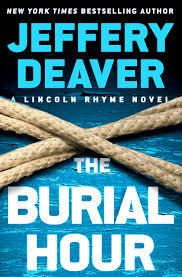 Cover of THE BURIAL HOUR; photo courtesy of Grand Central Publishing