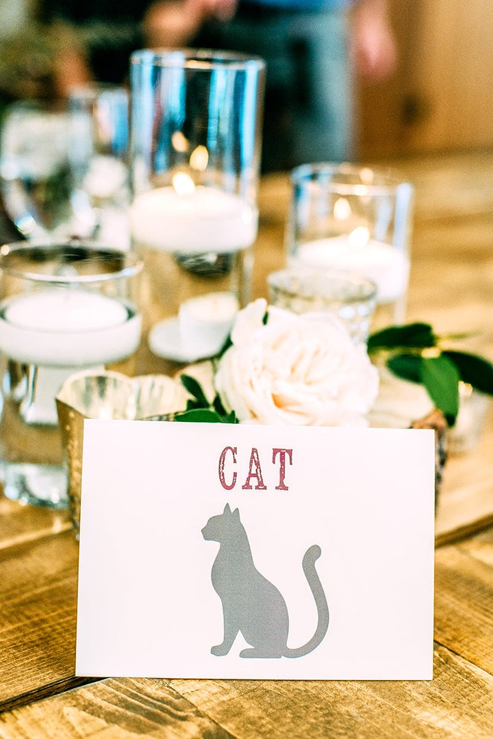 Each table was named after a different animal. 