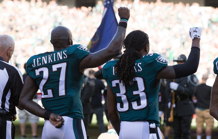 Jenkins was among the players who joined Colin Kaepernick's protests during the 2016 NFL season.