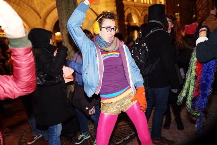 A dancer at a previous WERK for Peace event.