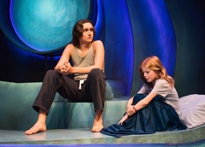 Theo (Nick Moore) and Morgan (Mattea Fountain) in a scene from <strong><em>Everything That's Beautiful</em></strong>