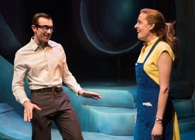 Tim Huls (Will) and Dana Zook (Jess) in a scene from <strong><em>Everything That's Beautiful</em></strong>