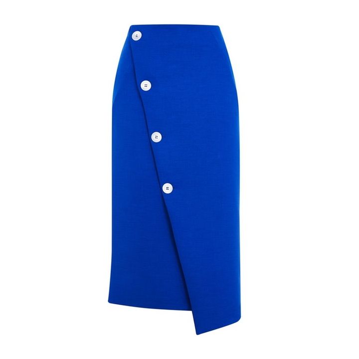 Statement Button Midi Skirt, Topshop $75