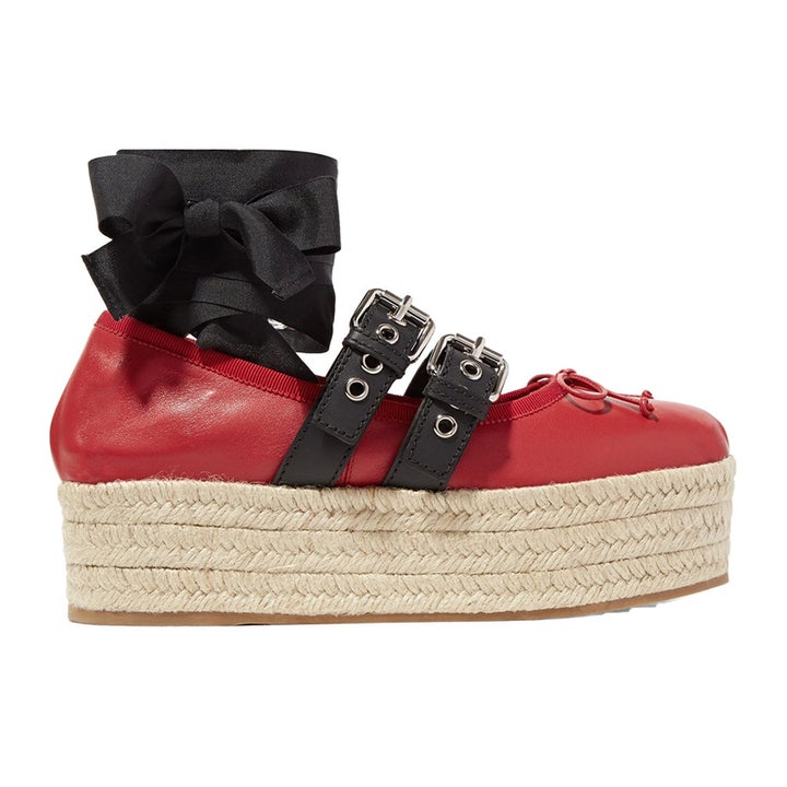 <p><a rel="nofollow" href="http://rstyle.me/~9Nyqz" target="_blank">Lace-Up Leather Platform Espadrilles</a>, Miu Miu $670</p>